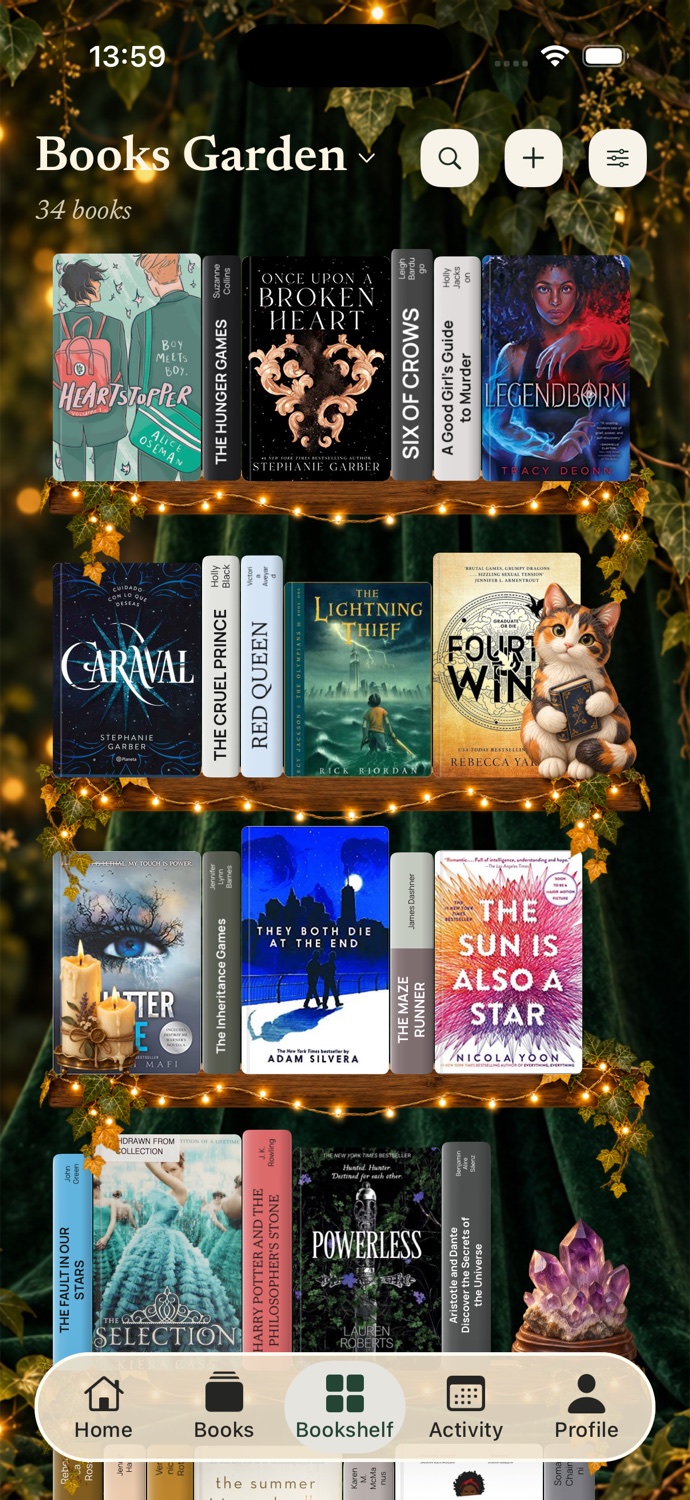 Personalised Bookward shelf